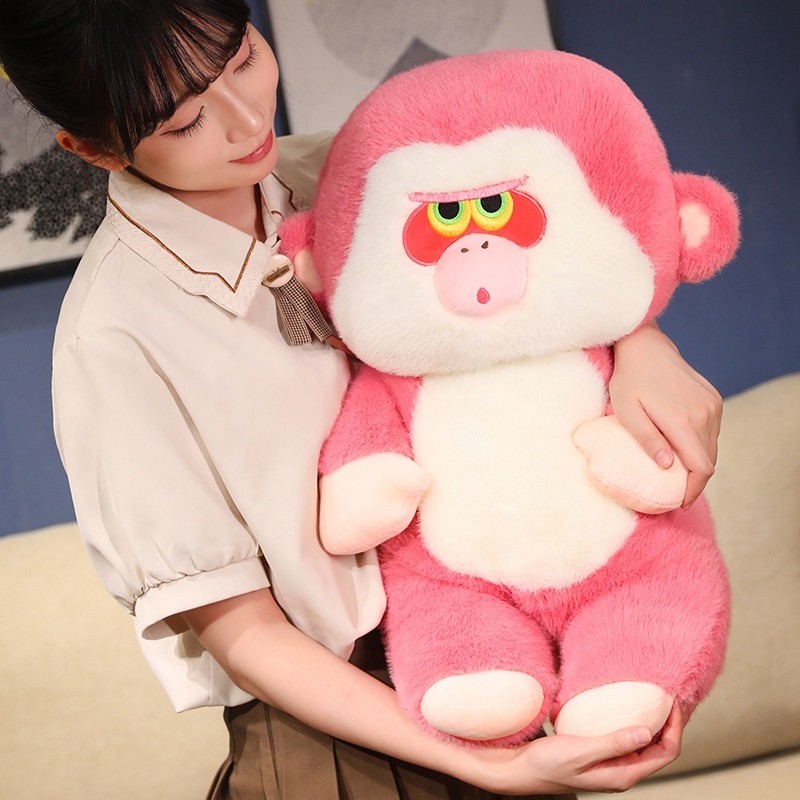 Đồ chơi sang trọng Rytanda Gorilla, Gấu bông Mô phỏng dễ thương Gối sang trọng Gorilla, Động vật nhồi bông mềm, Quà tặng sinh nhật cho trẻ em, Đồ trang trí nhà cửa, Quà tặng Giáng sinh