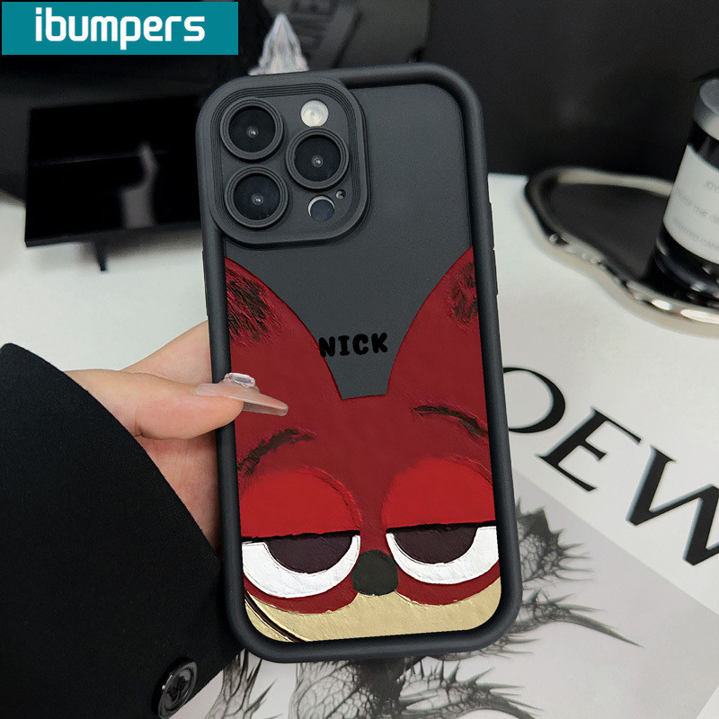 ibumpers Ốp lưng Iphone cute đẹp Nick Judy In hình Anime Couple Ốp điện thoại Dày dặn Chống rơi Silicone Mềm Chống bẩn Chống sốc Cho Iphone 15 14 12 13 11 Pro Max IP 7 8 Plus Iphon X XS XR Xs Max