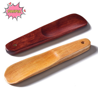 Pnpia 1Pc 16 / 32cm Gỗ Chắc Chắn Shoehorn Giày Sừng Nâng Giày Boutique
