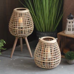 Trang Trí Nhà Cửa Mây Tầng Đứng Đèn Phong Cách Có Chân Nến Trang Trí Sân Đèn Lồng Cắm Bắc Âu Mới Phong Cách Trung Hoa Phong Cách Nhật Bản — ảnh 3