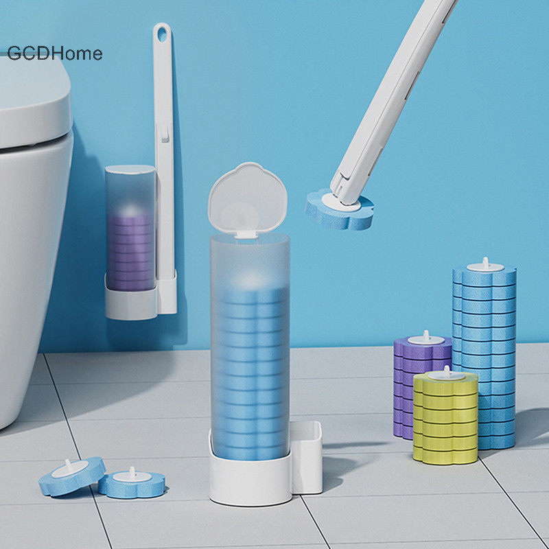 Gcdhome Dùng Một Lần Treo Tường Bàn Chải Vệ Sinh Dụng Cụ Vệ Sinh Cho Phòng Tắm Thay Thế Bàn Chải Wc Bộ Bàn Chải Vệ Sinh Phụ Kiện HOT