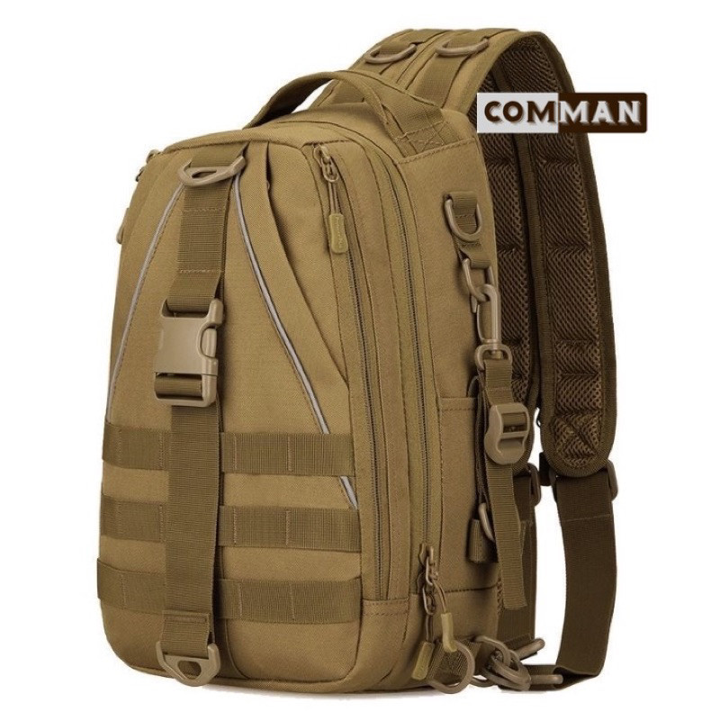 Túi đeo chéo kết hợp ba lô COMMAN_Fishing Chest Bag Backpack
