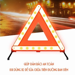 Biển Cảnh Báo Nguy Hiểm, Biển Tam Giác phản quang cảnh báo cho xe hơi gấp gọn tiện lợi SUNND