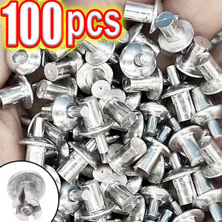 100 Chiếc Hợp Kim Nhôm Mở Rộng Đinh Tán Búa Ổ Đĩa Mở Rộng Đinh Tán Gõ Loại Thanh Thép Không Gỉ Ốc Vít Móng Tay Dây Phần Cứng Dụng Cụ