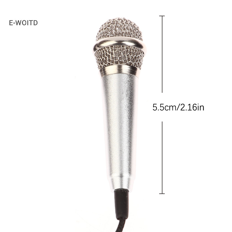 Micro E-WOITD 3.5mm Mic Karaoke Di Động Tai Nghe Tất Cả Trong Một Tai Nghe Stereo Có Dây Tai Nghe In-Ear Hát Hiện Vật HNVN