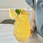 480Ml Cốc Cocktail hình quả dứa Cốc uống sáng tạo Cốc nước trong suốt Cốc thủy tinh rượu vang đỏ cho bữa tiệc quán Bar tại nhà [BK]