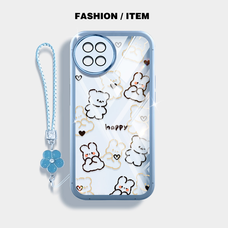 Ốp điện thoại kiểu YBD INS cho ITEL S23 ‎S665L Tecno Spark 20 pro plus Tecno KJ7 Họa tiết gấu bông dễ thương Vỏ mềm trong suốt