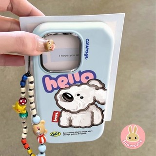 Ốp Lưng Chó Dễ Thương Có Dây Treo Cho Samsung Galaxy A14 A23 A33 A32 4G A50 A50S A30S A51 4G A71 4G A31 A21S A10S M01S A30 A20 M20S M10S Ốp Lưng Mềm Sang Trọng Cho Chó Bông Ốp Điện Thoại