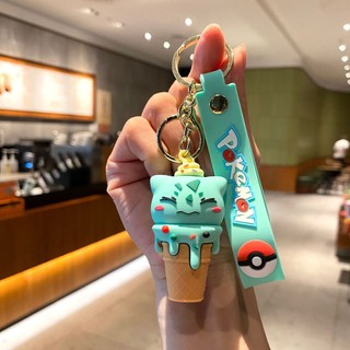 Móc khóa Pikachu Cây kem tinh nghịch dễ thương hot hit 2025