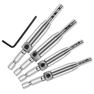 EDB * Bộ mũi khoan tự định tâm chính xác để định vị lỗ bản lề chế biến gỗ
