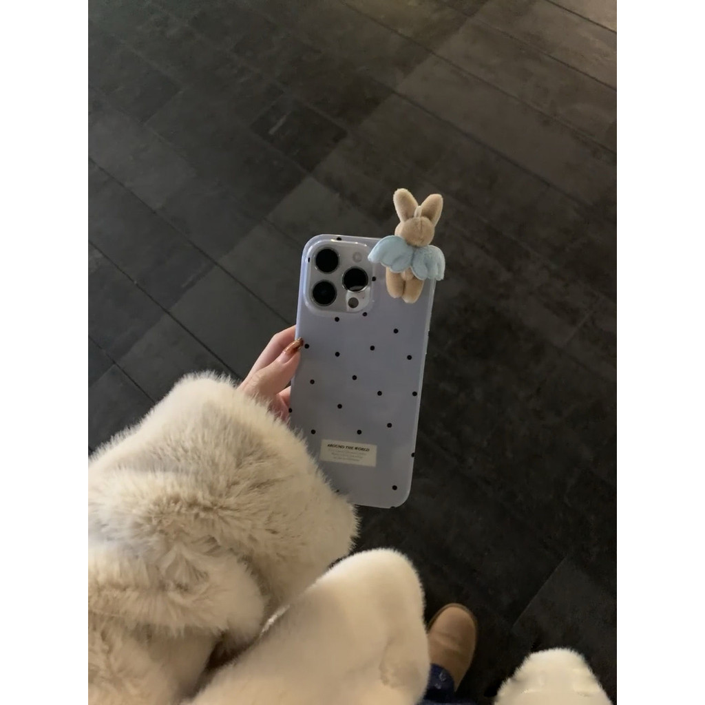 Thỏ cánh ba chiều Thích hợp cho iPhone14 Plush 15 plus Vỏ điện thoại 16 / 12 Apple 13promaxS78