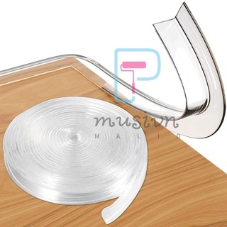 Clear Table Corner Guards Baby Proofing Corner Protector Soft Silicone Furniture Edge Bumper Strip 1m