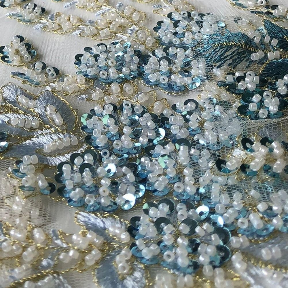 THFENG Sequined Thêu Miếng Dán DIY - Hoa Lấp Lánh Cho Trang Phục Sân Khấu