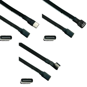 Cáp sạc USB C phẳng WU Loại C Nam sang Nữ Cáp nối dài sạc 18W Bộ chuyển đổi truyền tốc độ 480mbps