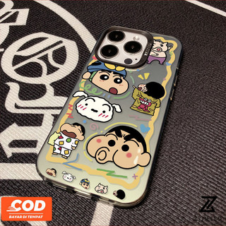 Ốp Lưng Cho OPPO Reno 15F Reno 14F Reno 14 Pro Reno 13F Reno12 F Reno 12 Reno11 F Reno 11 Pro Reno 10 Pro Reno 8T Reno 8Z Reno 7Z Reno 8 Phim Hoạt Hình Crayon Shin-chan Vỏ Điện Thoại Chống Sốc