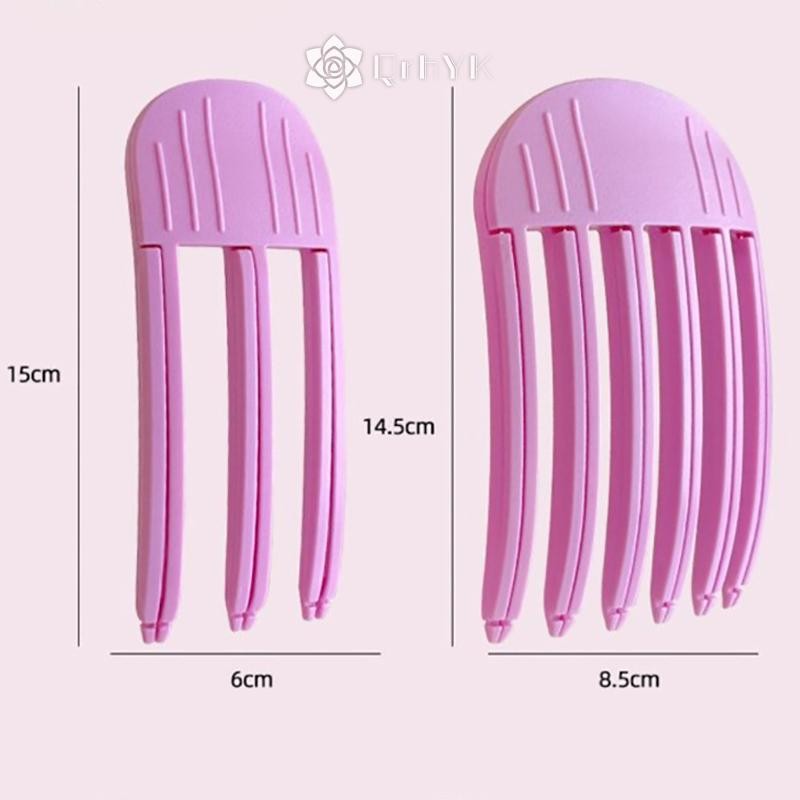 Qrhyk Lông Tơ Kẹp Tóc Uốn Nổ Kẹp Tóc Tóc Volumizing Kẹp Tóc Nữ Uốn Hình Cố Định Kẹp Thời Trang Tập Tóc Con Lăn Mới