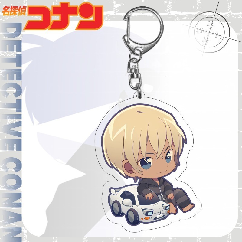 Móc Khoá, Mô Hình Standee Thám Tử Conan Haibara Ai Kuroba Kaito Mouri Ran Trang Trí Bàn Học, Làm Việc