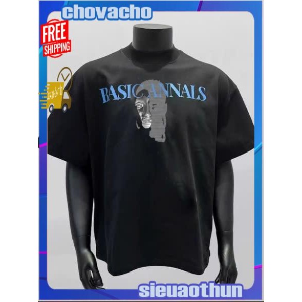 Áo thun Stee Cổ tròn BASIC ANNALS Localbrand ICVCVNI Unisex