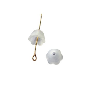 Mùa hè dễ thương Mini mờ Ngọc Lan Thung Lũng Hoa diy phụ kiện nhựa Bông tai Phụ kiện tóc vỏ điện thoại vật liệu bán buôn