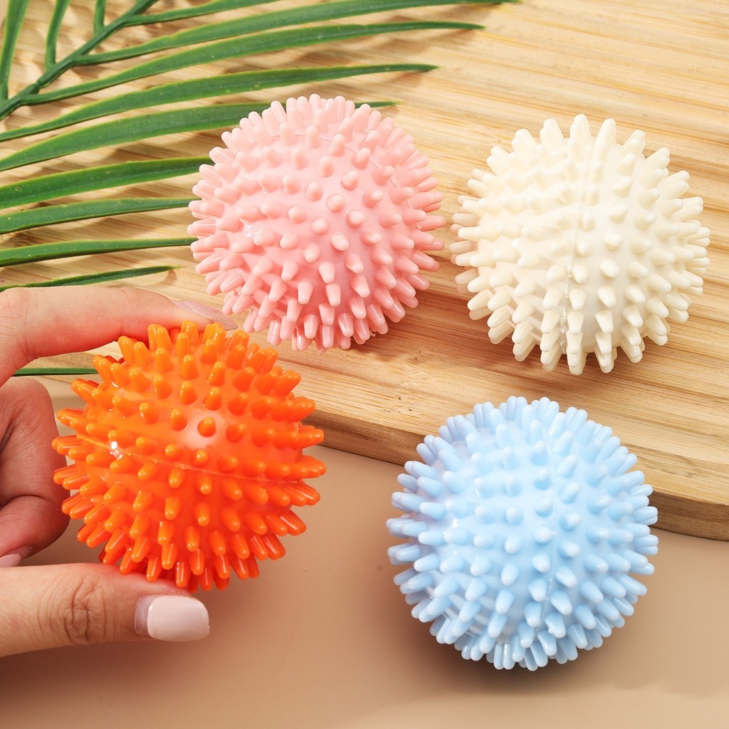 [H & L]﻿ Bộ bóng Fascia phục hồi cơ bắp - Dụng cụ trị liệu Massage PVC cao cấp có bề mặt kết cấu, Lựa chọn 4 màu để thư giãn toàn thân (Bao gồm 1 / 3 / 5 quả bóng)