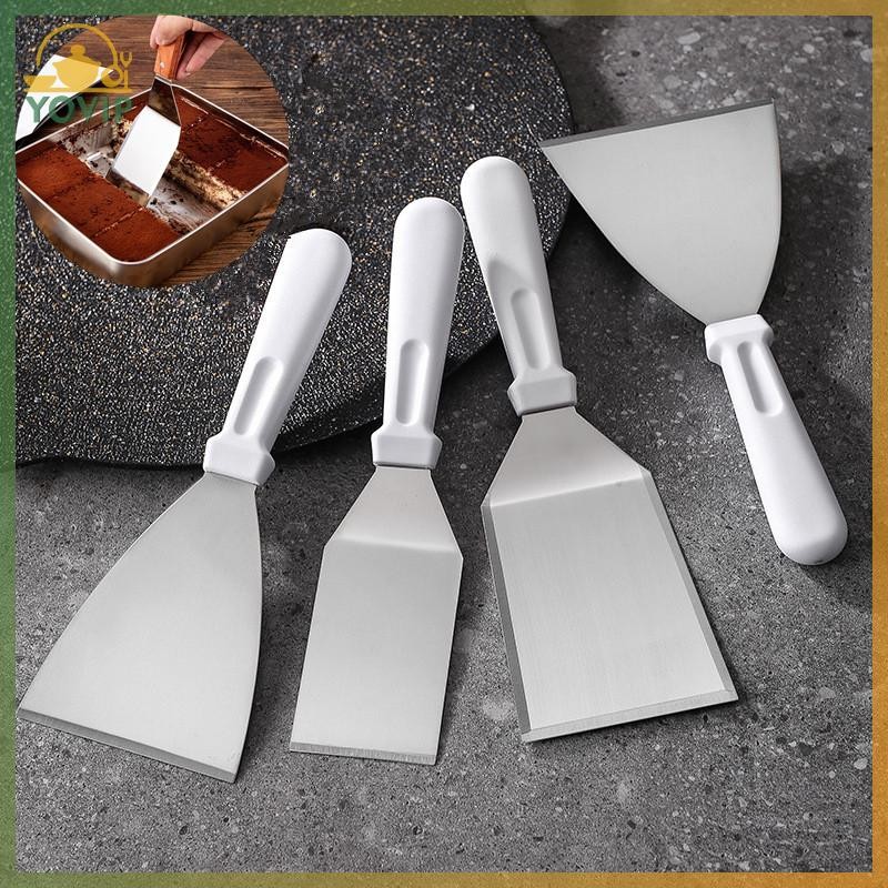 YOVIP Thìa Bánh Inox Có Tay Cầm Bằng Nhựa Xẻng Phô Mai Xẻng Pizza Thìa Cho Bánh Pizaa Nướng Thìa Dụng Cụ Nướng Bánh VN