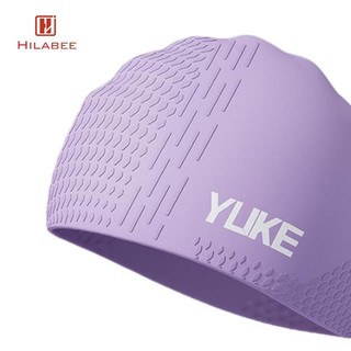 Mũ bơi HILABEE dành cho nữ Mũ bơi nữ Đồ dùng Phụ kiện chống nước mềm Mũ tắm cho người đam mê ngắn Quà tặng du lịch