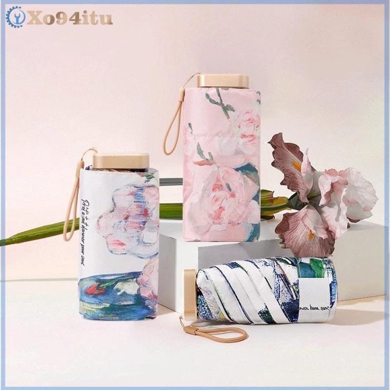 XOITU 1 Chiếc Ô Chống Nắng Nữ Di Động Và Phong Cách Dù Dù Dù Ngoài Trời Convinient Năm Ô Gấp Có Chống Tia UV VN
