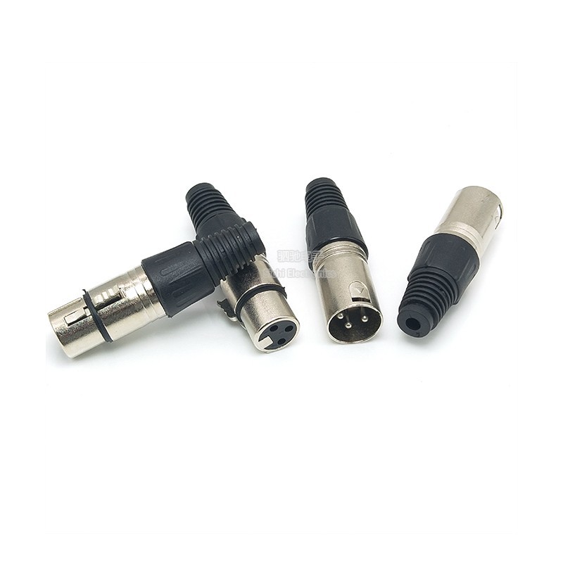 XLR 3 Lõi Nam / Nữ Thụy Sĩ XLR Nam XLR Nam Bộ Khuếch Đại Công Suất Âm Thanh Micro Cắm Nam Nữ Mông Cắm