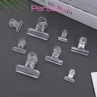 MEGOCE Dovetail Kẹp Acrylic Đồ dùng văn phòng trong suốt Thư mục ghi nhớ