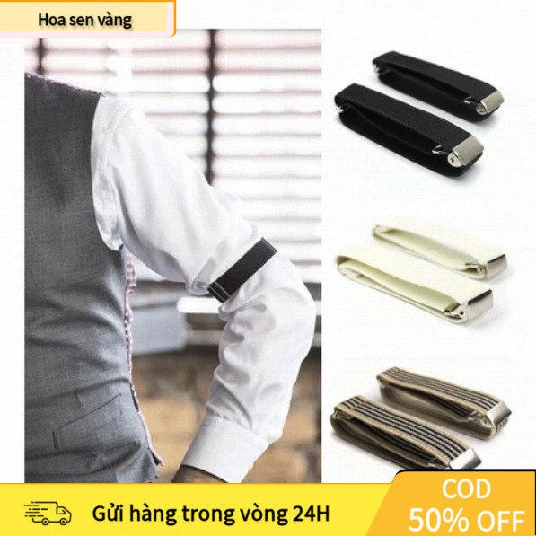 【24H】 Đai Đeo Bắp Tay Giữ Tay Áo – Chống Tuột, Co Giãn Tốt, Dễ Điều Chỉnh