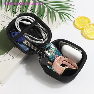 Toplanswatchstore Di Động 3C Cứng Kỹ Thuật Số Tiện Ích Túi Bảo Quản Da Nhân Tạo Tai Nghe Sạc Dữ Liệu Cáp U Disk Organizer VN