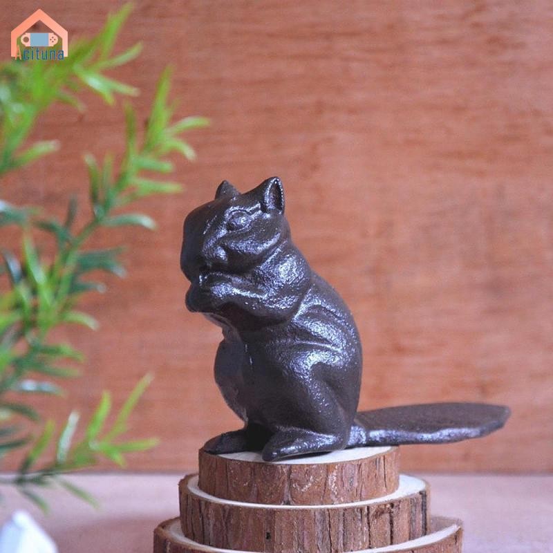 Gang chặn cửa hình chipmunk chắc chắn, trang trí retro, an ninh, chặn sàn