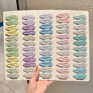 【Phụ Kiện Tóc】Set 12 Kẹp Tóc Mái Dễ Thương Đẹp Thời Trang Hàn Quốc