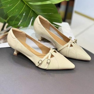 Giày cao gót mũi nhọn Giày cao gót nữ Slip-On miệng nông