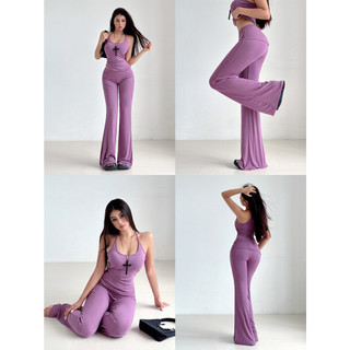 Quần Flip-Waist 2.0 Dệt Kim Drap Cao Cấp, Màu Trơn Micro Loé - Phù Hợp Mặc Hàng Ngày Cho Nữ
