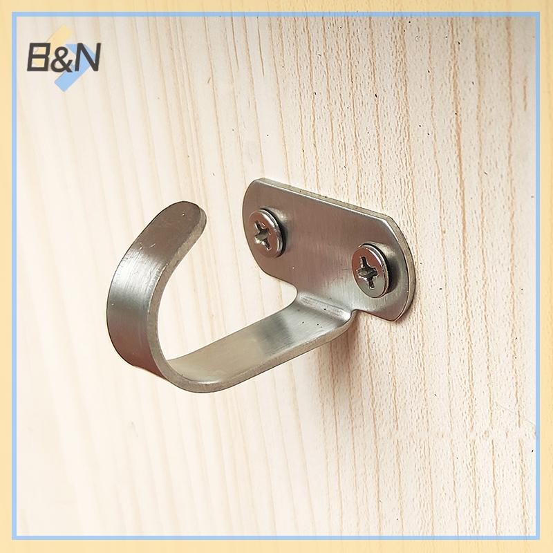 B & N 5 Móc trần gắn vít bằng thép không gỉ, Khăn dưới lớp, Móc treo hạng nặng cho nhà để xe tủ phòng tắm.