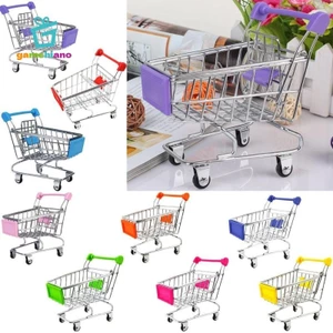 Gamchiano Thu Nhỏ Giỏ Hàng Xe Đẩy Đồ Chơi Cho Trẻ Em Giả Vờ Chơi Trò Chơi Đồ Chơi Fuchsia 12