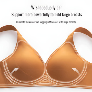 『 Brelira 』 Áo ngực Minimizer Full Cup dành cho nữ Áo ngực không dây chống chảy xệ Liền mạch Brassier Traceless Plus Size Quần lót nữ Áo ngực nữ