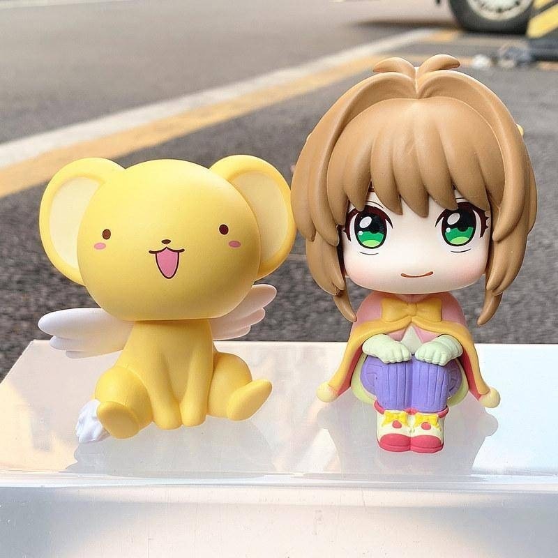 Anime Cardcaptor Sakura Nhân Vật Hành Động Sakura Kinomoto Cerberus PVC Tượng Colleciton Mô Hình Búp Bê Đồ Chơi Trẻ Em