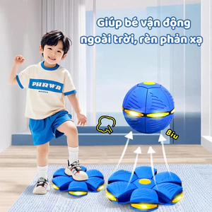 Bóng Ma Thuật Tự Nảy Biến Hình Đĩa Bay Có Đèn Sáng, Đồ Chơi Vận Động Ngoài Trời Cho Trẻ Em DINO
