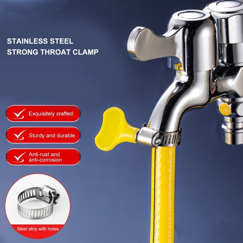 IOR 10lots Kẹp ống thép không gỉ đa năng cho kết nối khí nước Tay cầm an toàn 13 phạm vi đường kính 19mm