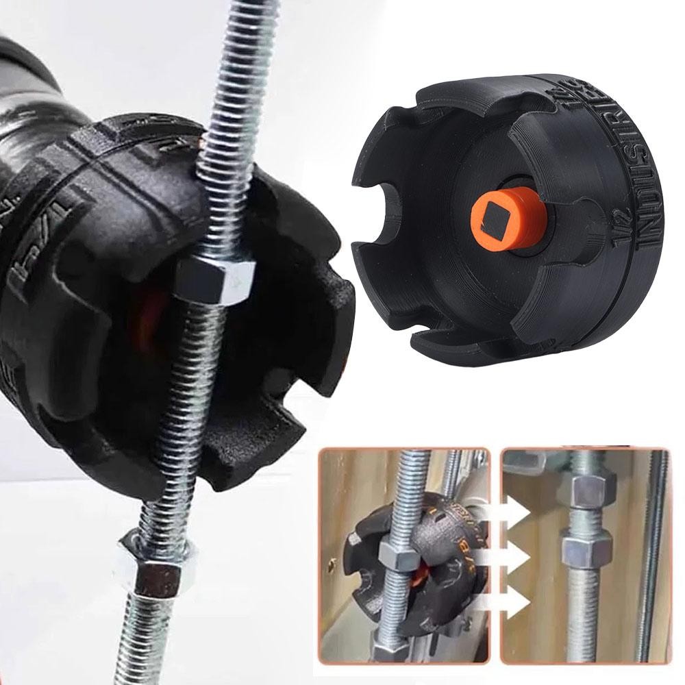 YOFFOR Nut Extractor Tool Không bao gồm tuốc nơ vít Hạt nhựa Dây kéo Phụ kiện máy khoan, Loại bỏ nhanh chóng Dụng cụ nhổ bu lông di động Sửa chữa máy móc