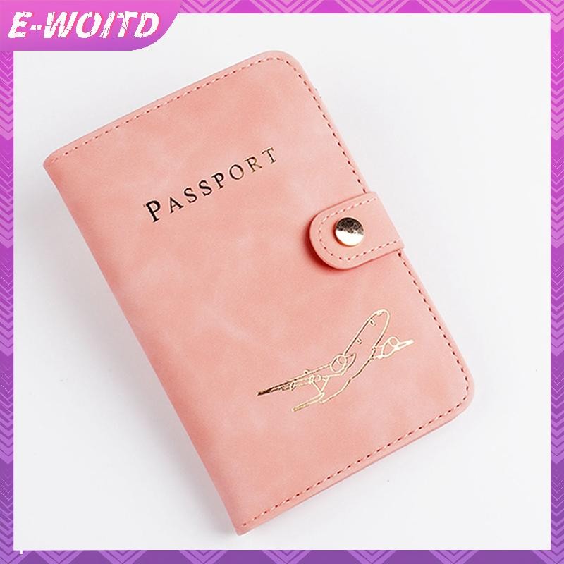 E-WOITD Chống Thấm Nước Đựng Hộ Chiếu Bao Da Du Lịch Thẻ Tín Dụng Ví Dễ Thương Sổ Hộ Chiếu Dành Cho Nữ / Nam Bao Hộ Chiếu HNVN