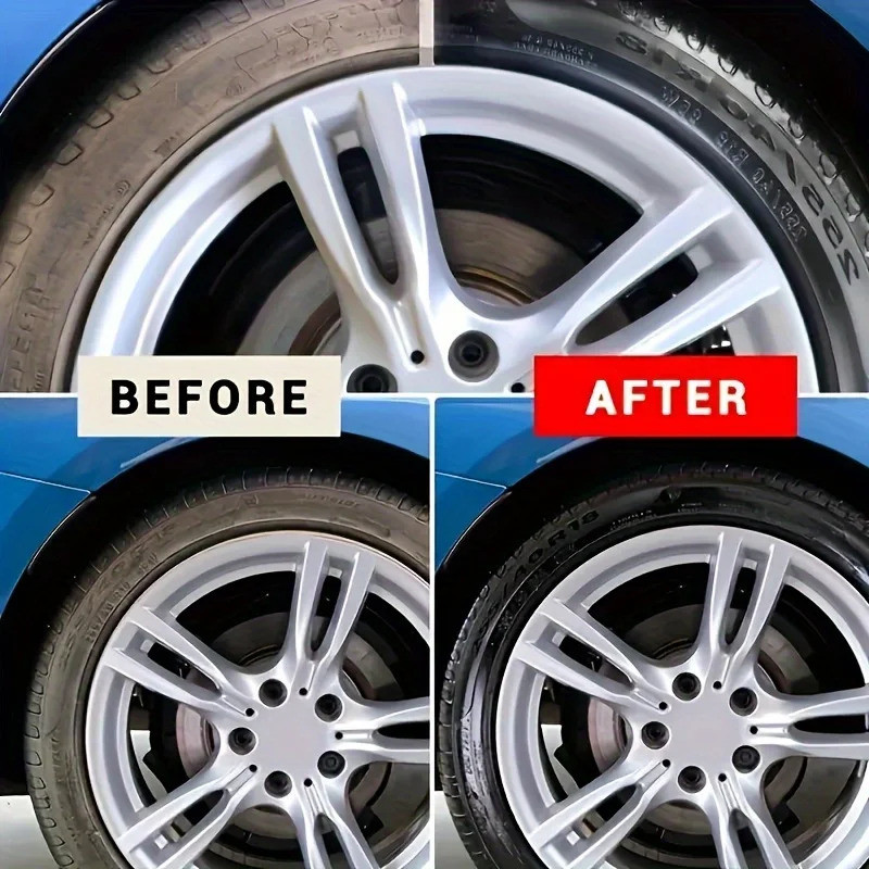 Lốp xe ô tô, chất sửa chữa, sáp tăng cường pha lê trong suốt, lớp phủ bảo trì lốp đen, chất đánh bóng nhựa