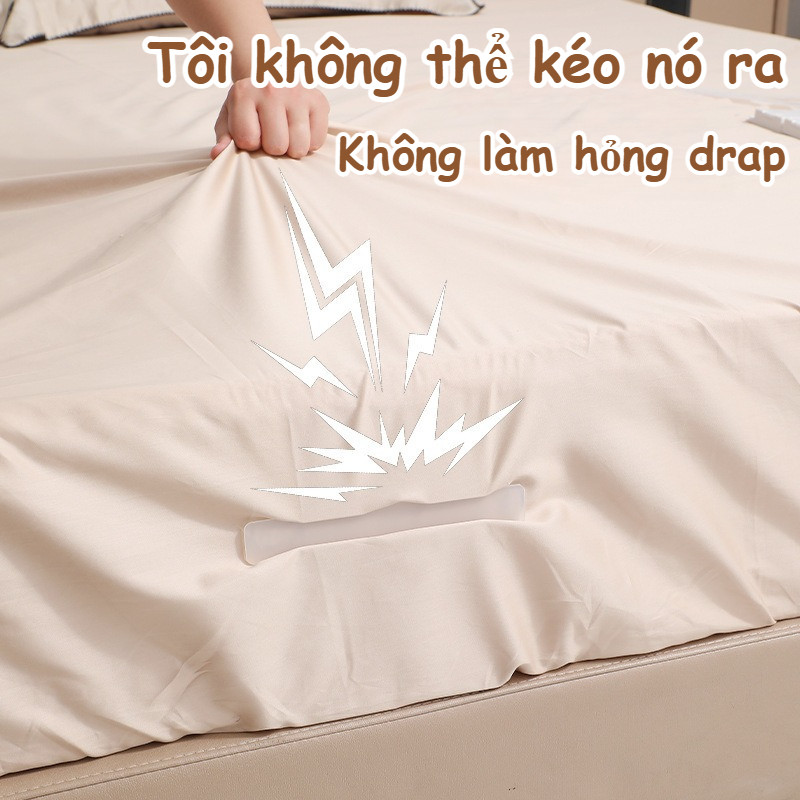 Kẹp Ga Giường Điều Chỉnh Đa Năng - Bộ 4, chống tuột 100%, Vật liệu bền
