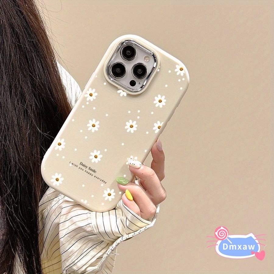 Ốp Điện Thoại Hoa Phong Cách Hàn Quốc Cho Honor X9C Smart X10 X9 X9B X9A 9X Pro X8 X7 X7C Magic 7 6 Pro 5 4 Lite 4G 5G Vỏ Mềm Chống Sốc Hoa Cúc Trắng Dễ Thương