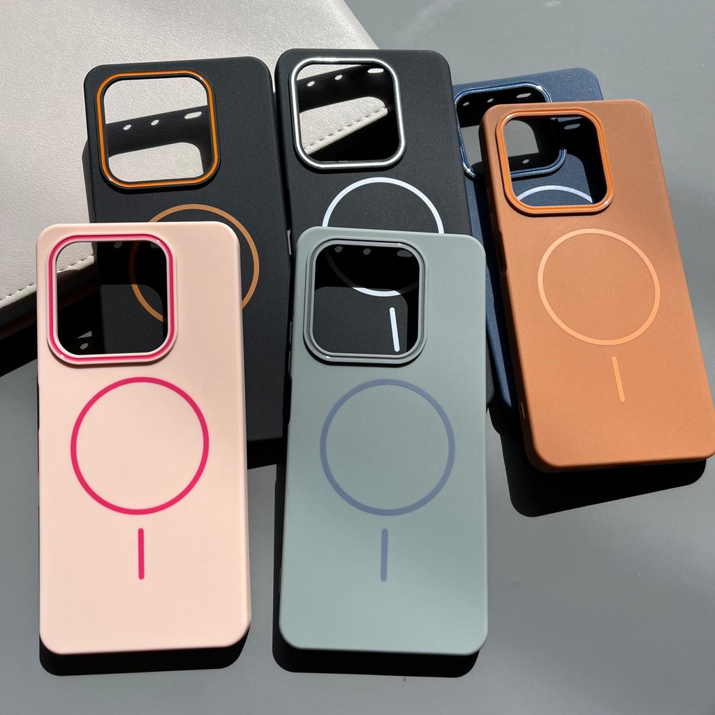 Ốp Điện Thoại TPU Mềm Macaron Cho Redmi Note 14 13 PRO 4G A5 13C 14C A4 5G POCO C75 C65 M6 PRO Vỏ Từ Tính Mỏng Cảm Ứng Tốt