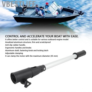 VBESTLIFE Haofy Outboard Motor Tiller Tay cầm tay dài khóa khóa kiểm soát bộ ổn định nước thô cho thuyền kayak Pontoon lái