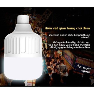 Đèn Tích Điện LIGHTING 3 Chế Độ Sáng Siêu Tiết Kiệm Điện Nhỏ Gọn Tiện Lợi Dễ Dàng Mang Theo Cắm Trại, Dã Ngoại