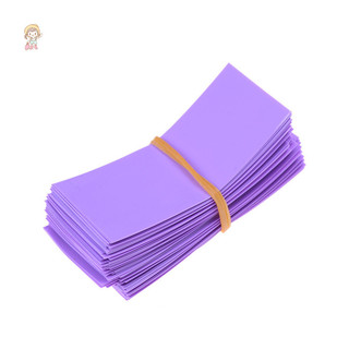 Twe 100 chiếc 18650 Bọc PVC Ống co nhiệt cắt sẵn VN